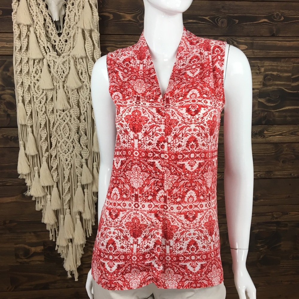 Laundry by Shelli Segal | Patterned‎ Pleated Blouse